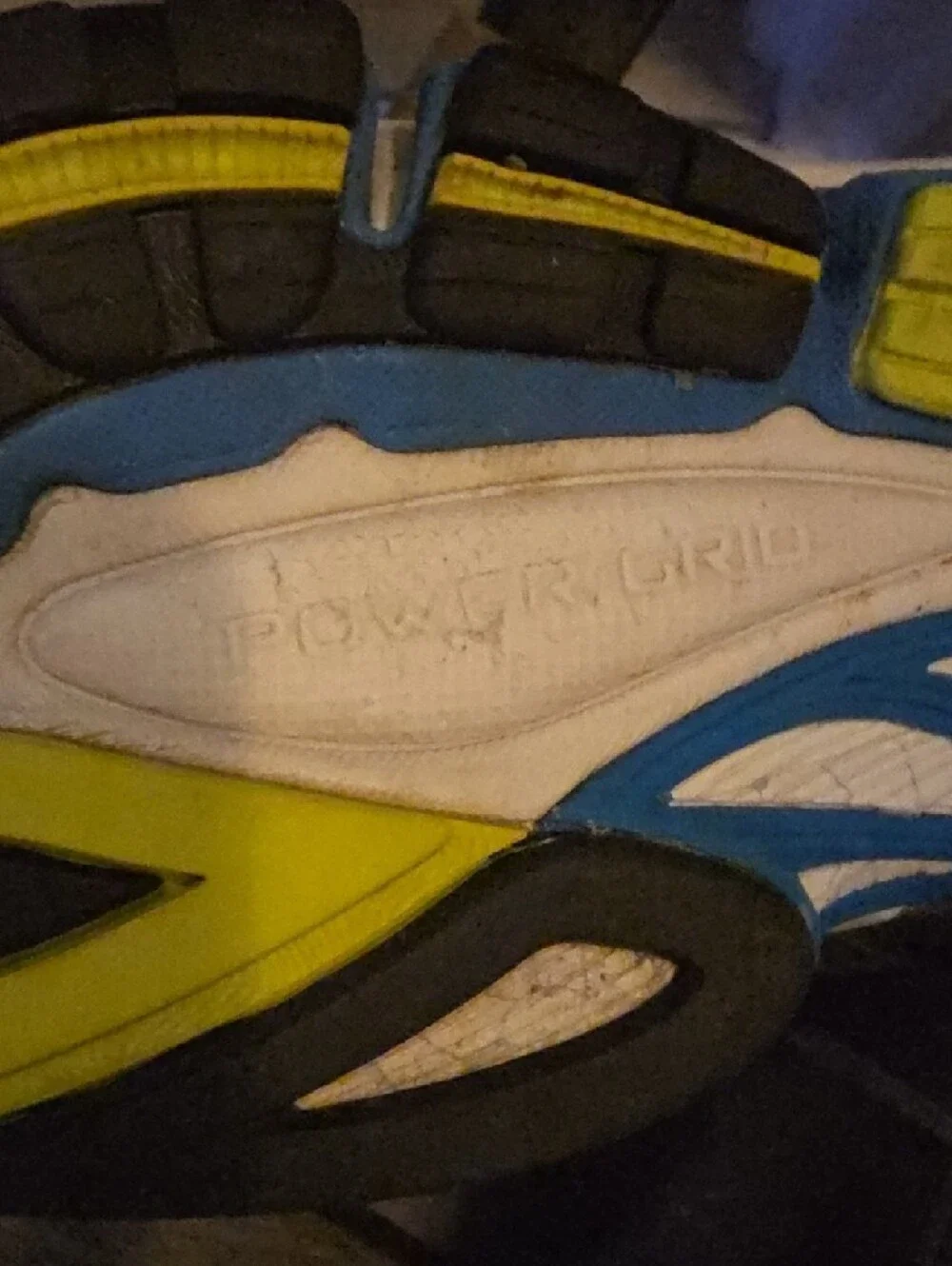Saucony Power Grid Guide Men's White/Blue Running Sneakers - Size 11